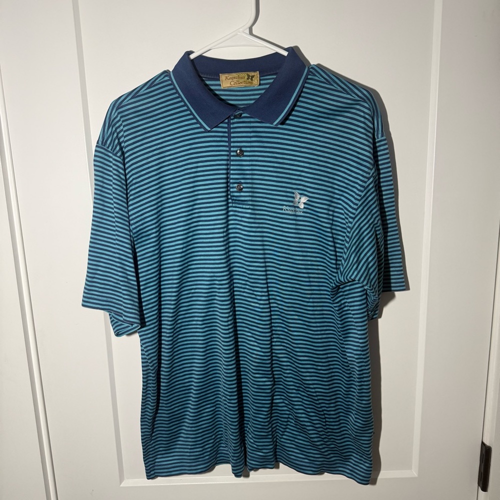 Vintage Kapalua Hawaii Golf Polo Shirt. Performance Casual Preppy Polo Shirt. XL